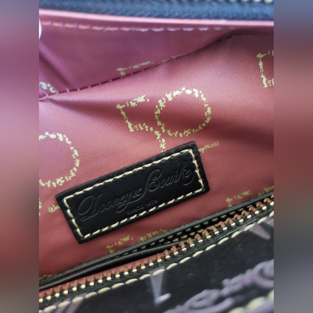 Dooney & Bourke Disney Black 50th Anniversary Disney World Tote - Picture 7 of 13